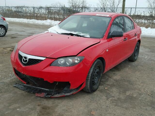 JM1BK32F271745021 - 2007 MAZDA 3 I RED photo 2