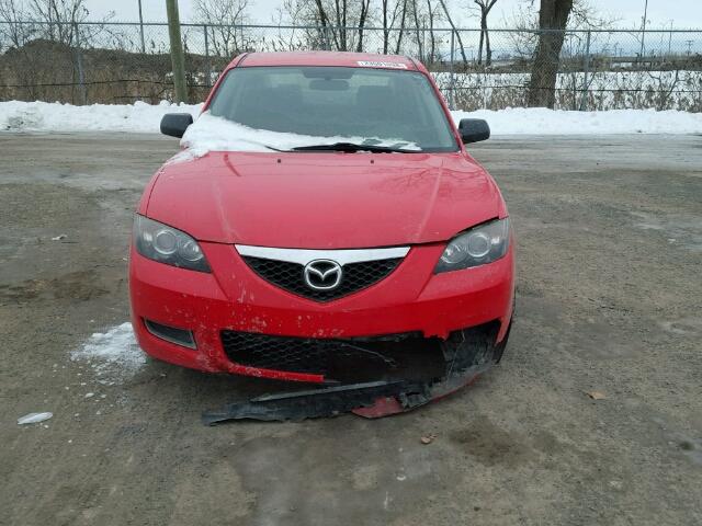 JM1BK32F271745021 - 2007 MAZDA 3 I RED photo 9