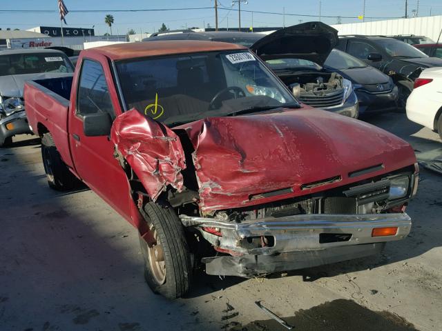 1N6SD11S8MC393542 - 1991 NISSAN TRUCK SHOR RED photo 1