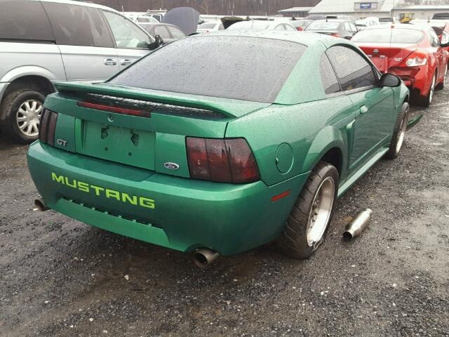 1FAFP42XXYF186040 - 2000 FORD MUSTANG GT GREEN photo 4