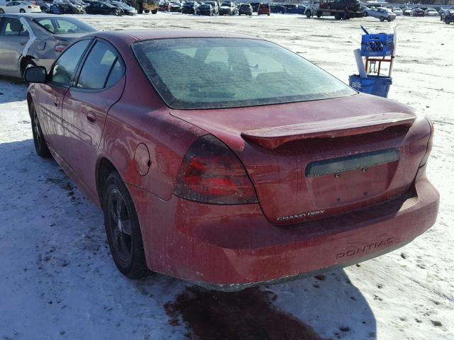 2G2WP552071148228 - 2007 PONTIAC GRAND PRIX RED photo 3