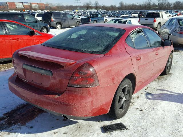 2G2WP552071148228 - 2007 PONTIAC GRAND PRIX RED photo 4