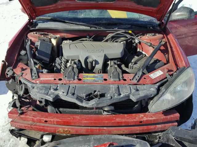 2G2WP552071148228 - 2007 PONTIAC GRAND PRIX RED photo 7