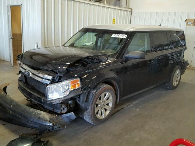 2FMGK5BC7CBD09413 - 2012 FORD FLEX SE BLACK photo 2