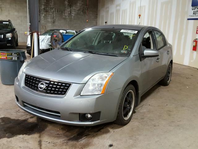 3N1AB61E98L694703 - 2008 NISSAN SENTRA 2.0 GRAY photo 2