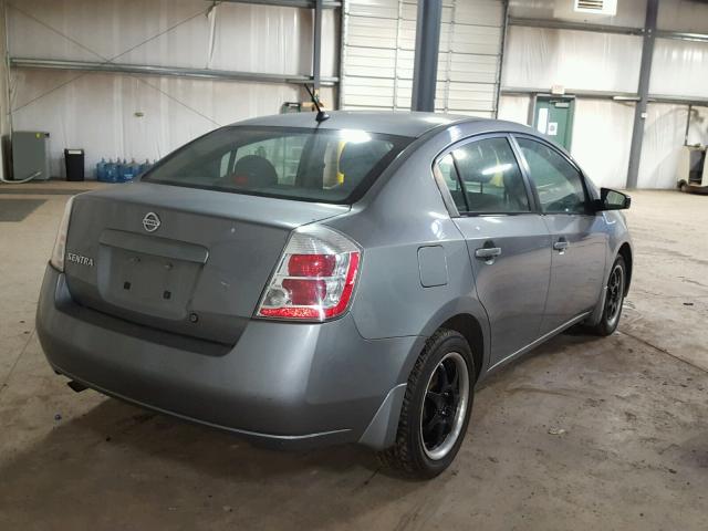 3N1AB61E98L694703 - 2008 NISSAN SENTRA 2.0 GRAY photo 4