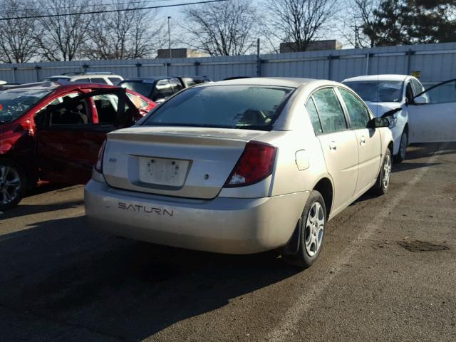 1G8AJ52F05Z122760 - 2005 SATURN ION LEVEL BEIGE photo 4