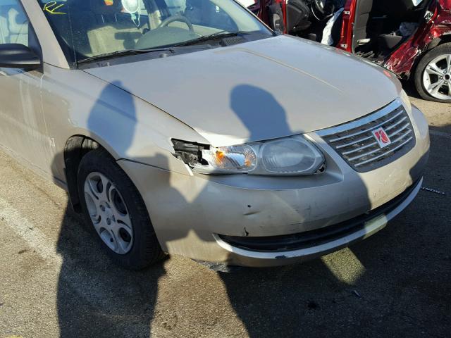 1G8AJ52F05Z122760 - 2005 SATURN ION LEVEL BEIGE photo 9