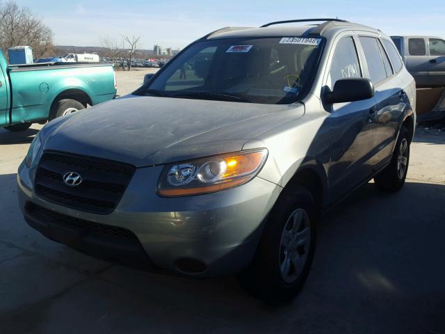 5NMSG13D79H323841 - 2009 HYUNDAI SANTA FE G GRAY photo 2