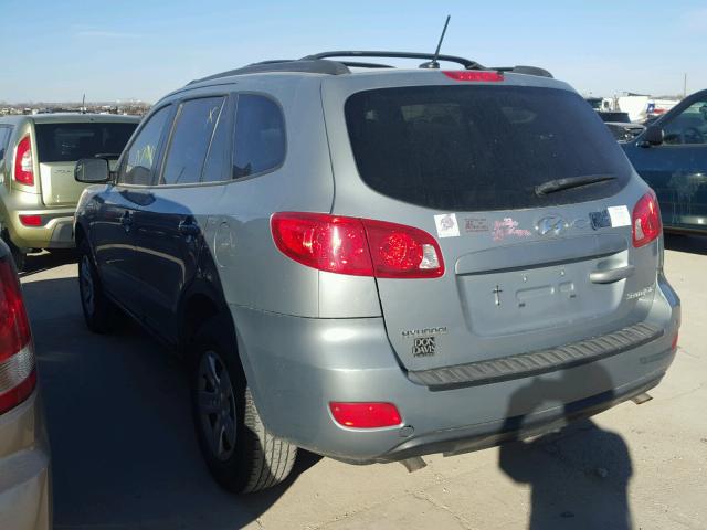 5NMSG13D79H323841 - 2009 HYUNDAI SANTA FE G GRAY photo 3