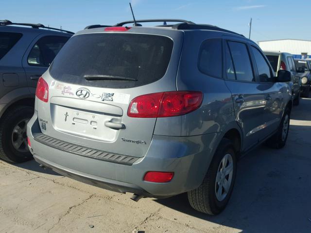 5NMSG13D79H323841 - 2009 HYUNDAI SANTA FE G GRAY photo 4