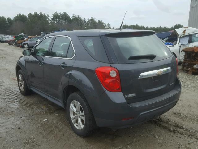 2GNALBEC5B1151103 - 2011 CHEVROLET EQUINOX LS GRAY photo 3