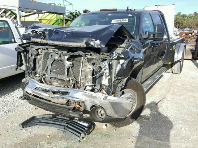 1GT7K4B65AF104693 - 2010 GMC SIERRA K35 BLACK photo 2