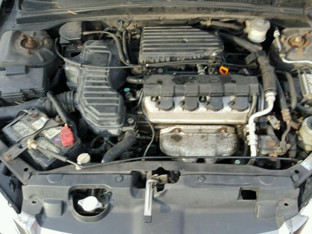 2HGES26705H539819 - 2005 HONDA CIVIC EX GRAY photo 7