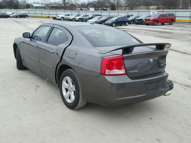 2B3CA3CV0AH264319 - 2010 DODGE CHARGER SX CHARCOAL photo 3