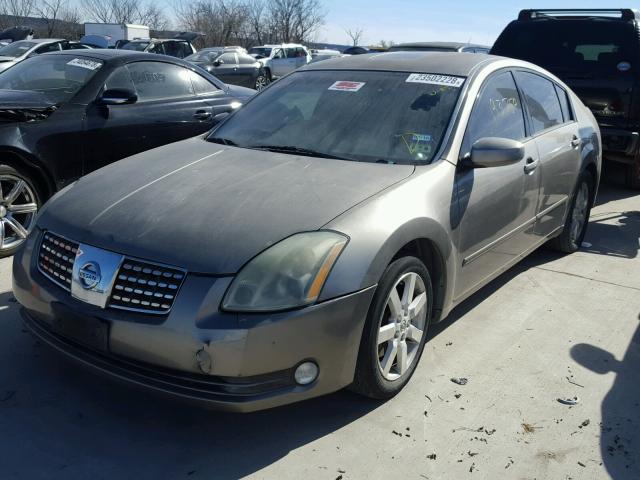 1N4BA41E34C876188 - 2004 NISSAN MAXIMA SE GRAY photo 2