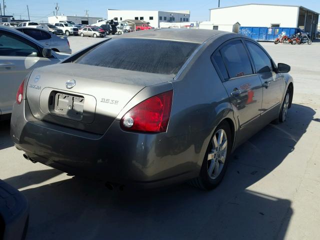 1N4BA41E34C876188 - 2004 NISSAN MAXIMA SE GRAY photo 4