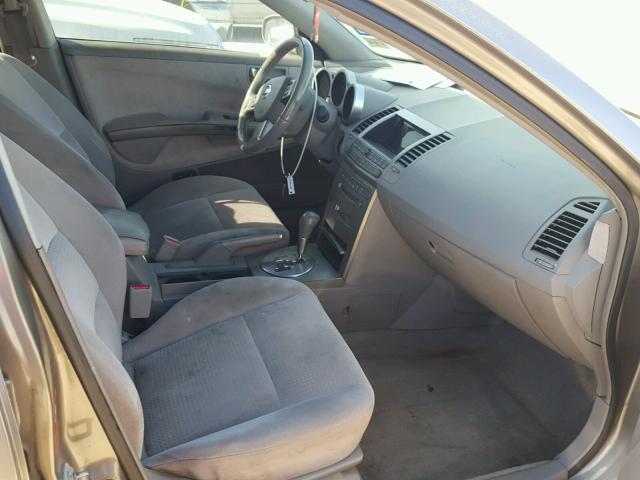 1N4BA41E34C876188 - 2004 NISSAN MAXIMA SE GRAY photo 5