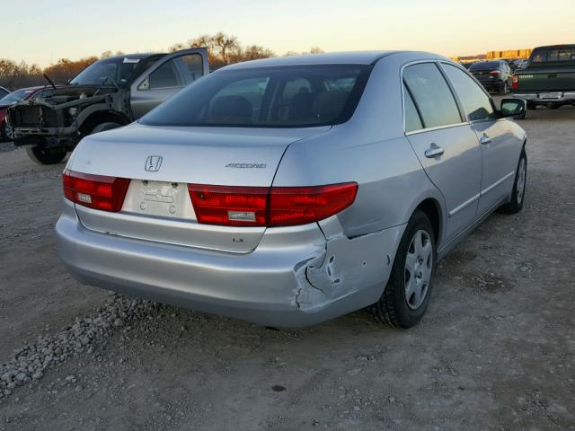 1HGCM56465A072624 - 2005 HONDA ACCORD LX SILVER photo 4