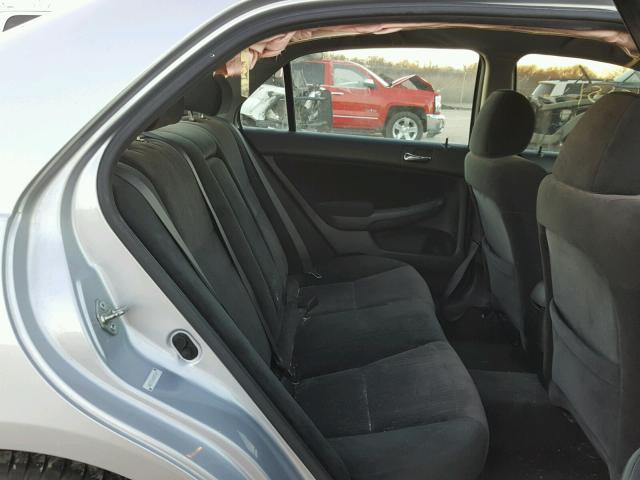 1HGCM56465A072624 - 2005 HONDA ACCORD LX SILVER photo 6