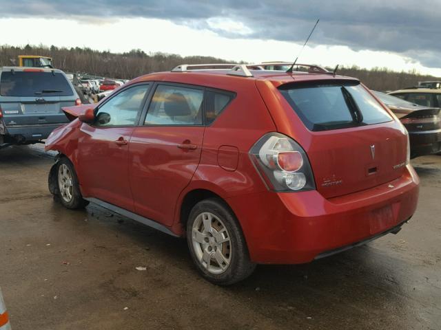 5Y2SM67029Z414315 - 2009 PONTIAC VIBE RED photo 3