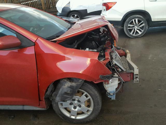 5Y2SM67029Z414315 - 2009 PONTIAC VIBE RED photo 9