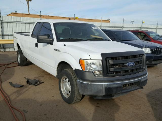 1FTFX1EF8EKG35424 - 2014 FORD F150 SUPER WHITE photo 1