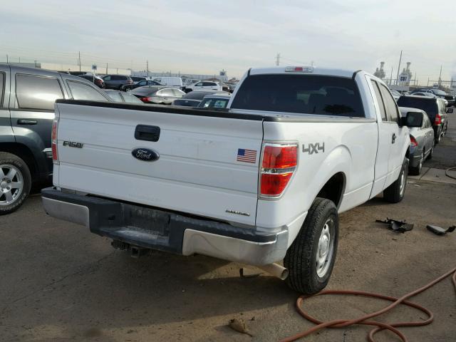 1FTFX1EF8EKG35424 - 2014 FORD F150 SUPER WHITE photo 4