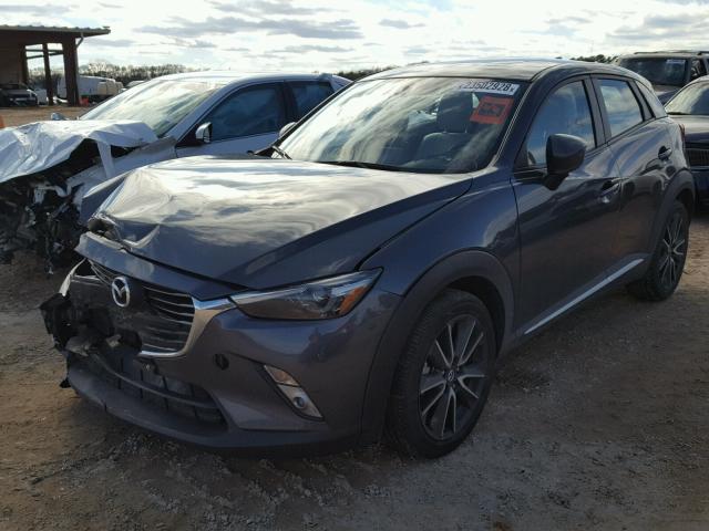 JM1DKBD79G0107931 - 2016 MAZDA CX-3 GRAND GRAY photo 2