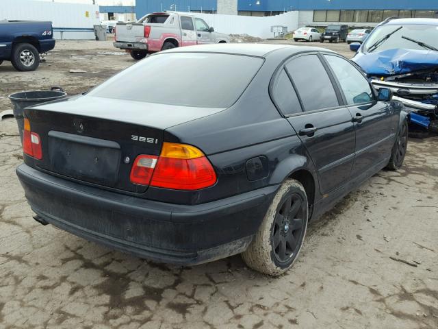 WBAAN37421ND48340 - 2001 BMW 325 I BLACK photo 4