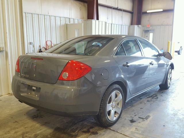 1G2ZG57B294192216 - 2009 PONTIAC G6 GRAY photo 4