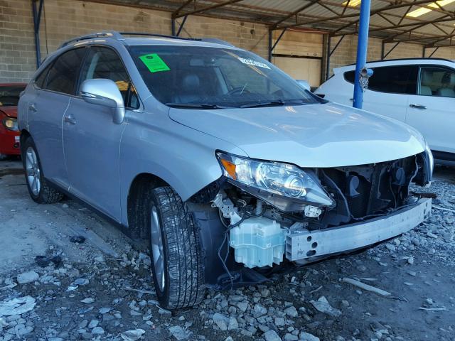 2T2ZK1BA2BC046883 - 2011 LEXUS RX 350 SILVER photo 1