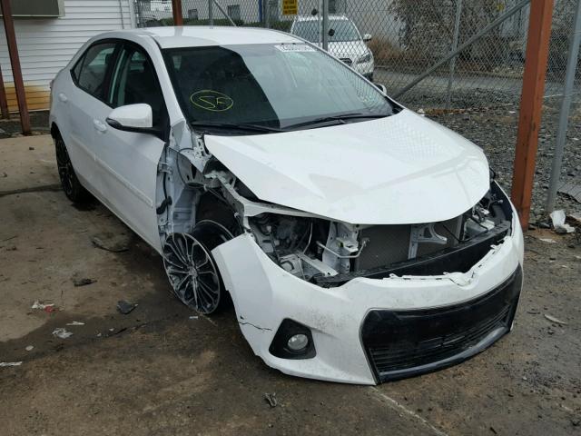 2T1BURHE3EC043925 - 2014 TOYOTA COROLLA L WHITE photo 1