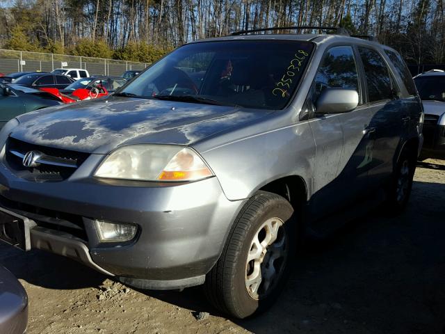 2HNYD18811H518729 - 2001 ACURA MDX TOURIN GRAY photo 2