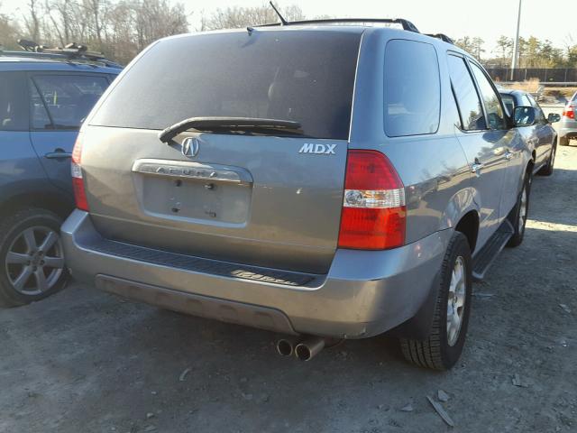 2HNYD18811H518729 - 2001 ACURA MDX TOURIN GRAY photo 4