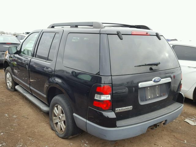 1FMEU72E26UA50570 - 2006 FORD EXPLORER X BLACK photo 3