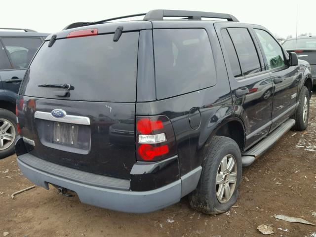 1FMEU72E26UA50570 - 2006 FORD EXPLORER X BLACK photo 4