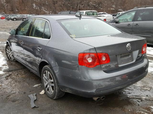 3VWSG71K66M650824 - 2006 VOLKSWAGEN JETTA 2.5 GRAY photo 3