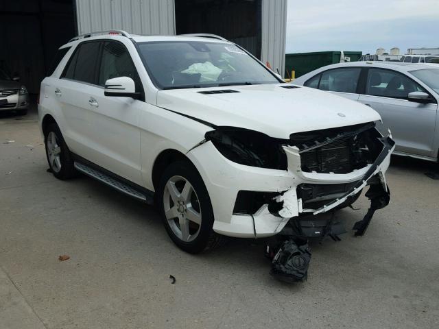 4JGDA5JB6EA326491 - 2014 MERCEDES-BENZ ML 350 WHITE photo 1