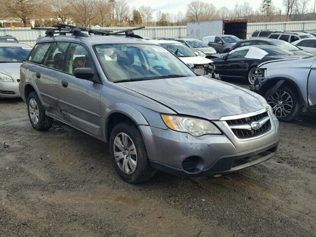 4S4BP60C696316879 - 2009 SUBARU OUTBACK SILVER photo 1