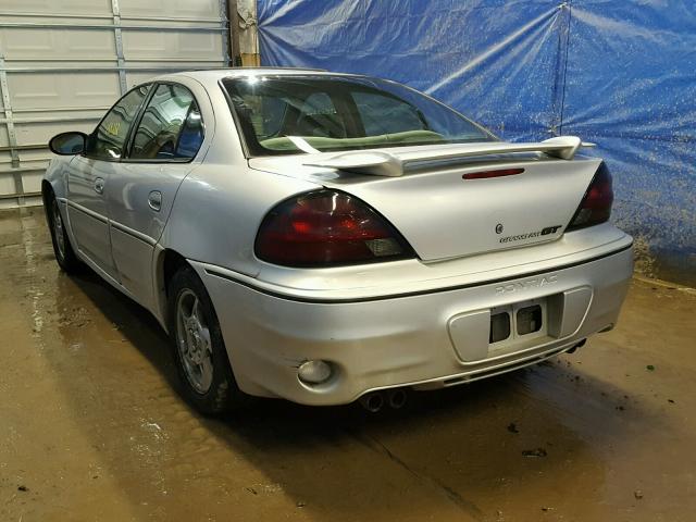 1G2NW52E93C276985 - 2003 PONTIAC GRAND AM G SILVER photo 3