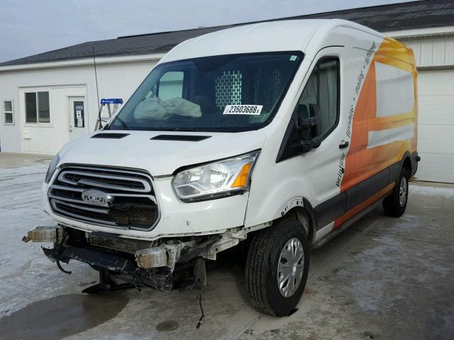 1FTSW2CM5FKA09033 - 2015 FORD TRANSIT T- WHITE photo 2