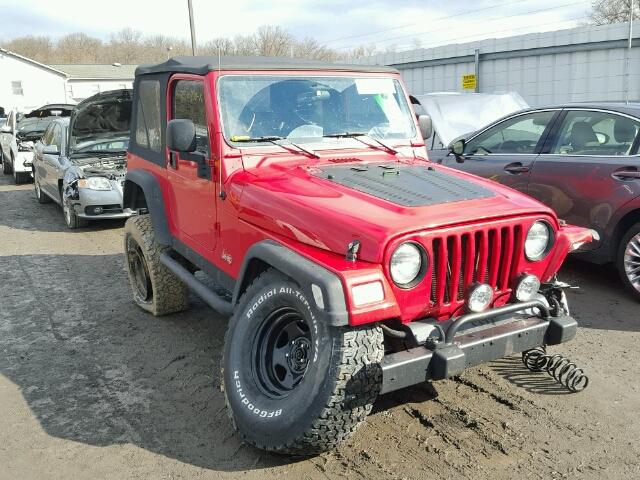 1J4FA39S76P778173 - 2006 JEEP WRANGLER X RED photo 1