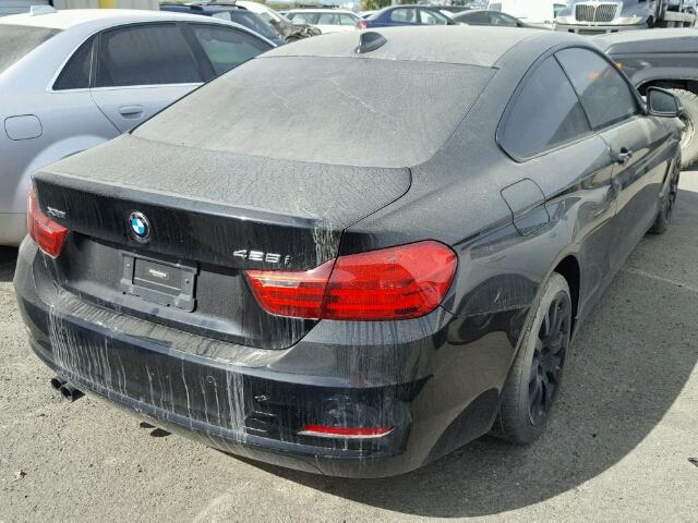 WBA3N9C5XEF721244 - 2014 BMW 428 XI BLACK photo 4