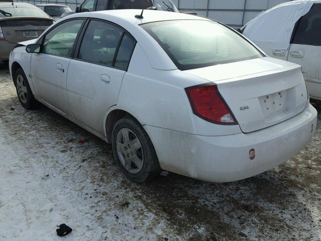 1G8AJ55F06Z186648 - 2006 SATURN ION LEVEL WHITE photo 3