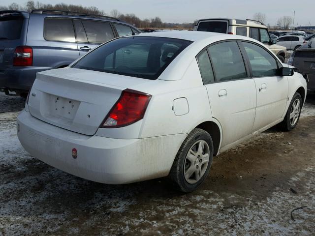1G8AJ55F06Z186648 - 2006 SATURN ION LEVEL WHITE photo 4