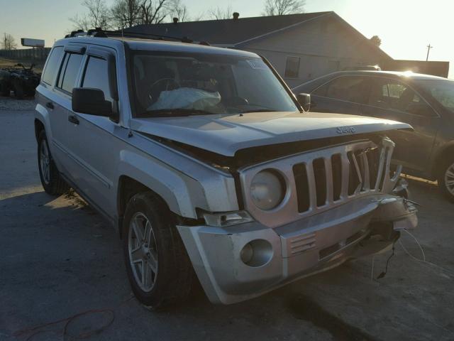 1J8FT48W97D251855 - 2007 JEEP PATRIOT LI SILVER photo 1