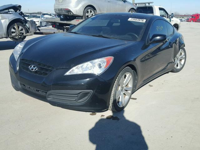 KMHHT6KD2BU064867 - 2011 HYUNDAI GENESIS CO BLACK photo 2