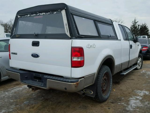 1FTPX14574NB28704 - 2004 FORD F150 WHITE photo 4