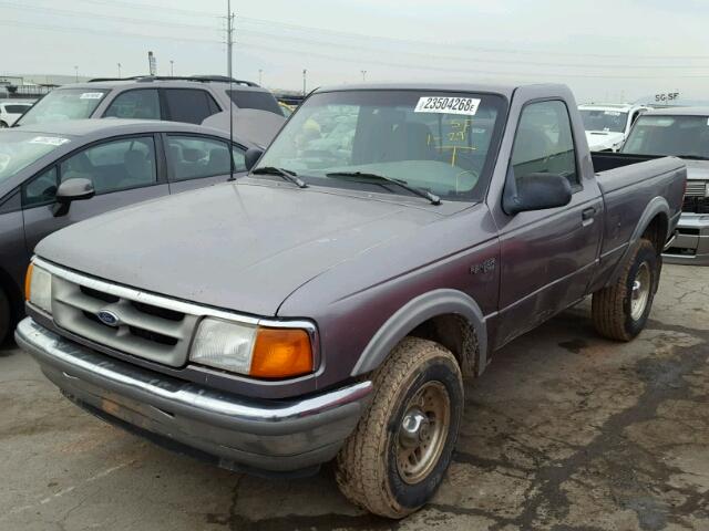 1FTCR11U1SPA39314 - 1995 FORD RANGER GRAY photo 2